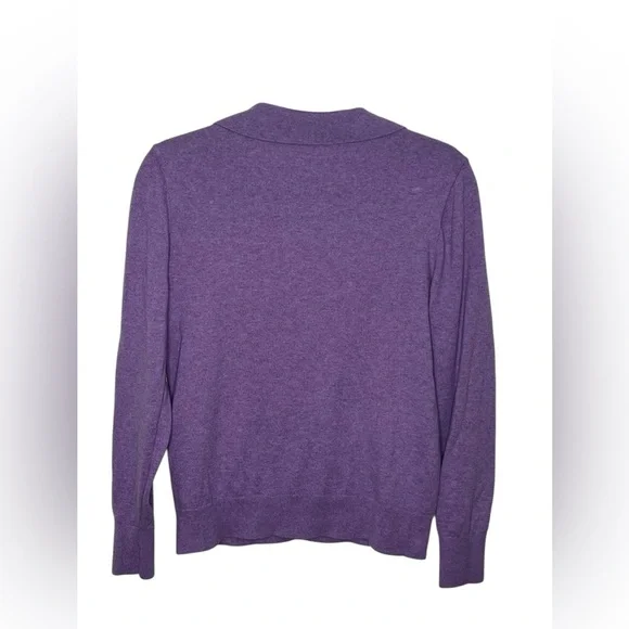 J. Crew Polo Sweater in Vibrant Orchid, Size XS - Picture 5 of 10
